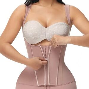 Elegant Pink Shapewear Corset
